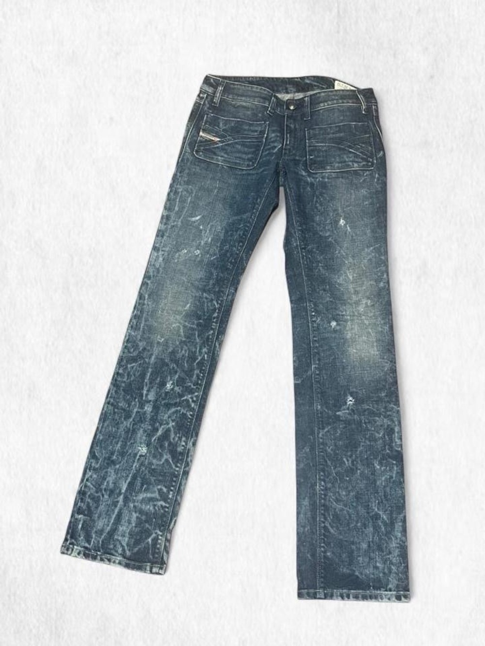 Diesel Rare WENGA indigo straight leg square pocket design 29x33